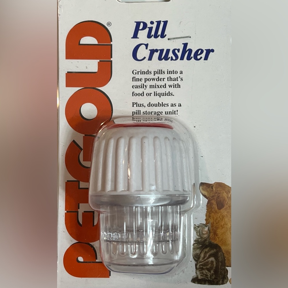🆕 Pill Crusher for pets or pet owners too!  Good for both. Factory sealed